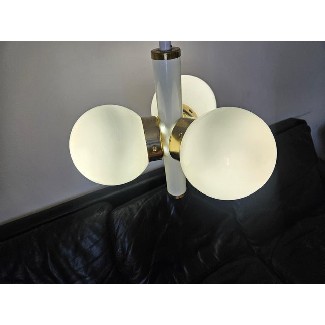 Mid-Century Space Age Sputnik Pendant, Italy, 1970s For Sale - Image 11 of 15