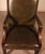 English Dark Green Leather Armchair For Sale - Image 3 of 10