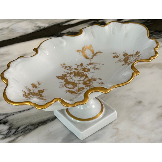 Made in France and generously gilt with gold. Timeless French style in the highest quality vintage porcelain by Limoge,...