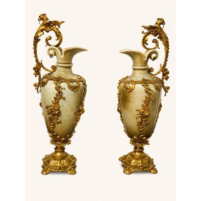 Napoleon III Vases, Set of 2 For Sale - Image 9 of 11