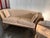 Upholstered Sofa With Carved Wood Frame and Scrolled Arms For Sale - Image 9 of 12