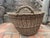 Antique Wicker Laundry Basket For Sale - Image 4 of 9