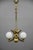 Art Deco Brass and Glass Chandelier from Gocar, 1910s For Sale - Image 5 of 11