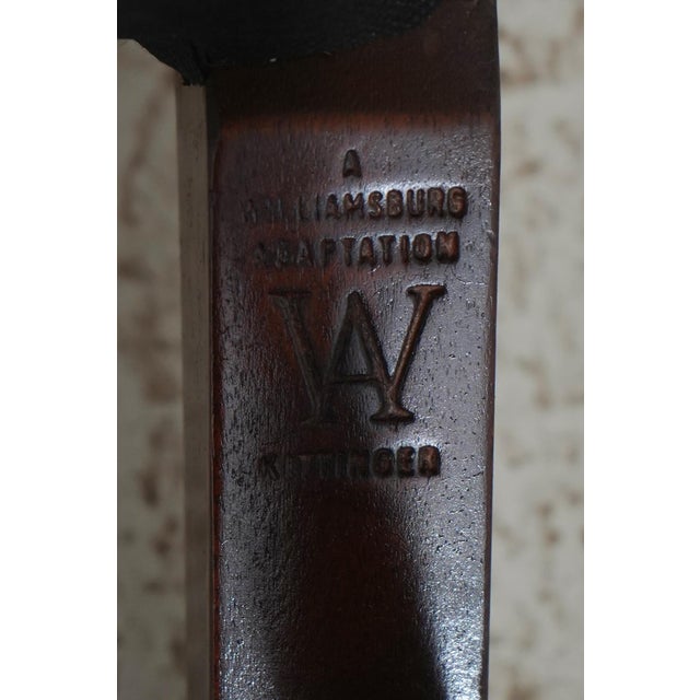 Kittinger Colonial Williamsburg Wa - 1055 Mahogany Camelback Sofa Loveseat For Sale - Image 18 of 18