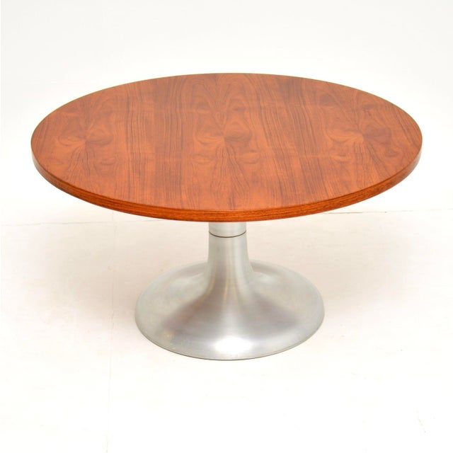 Vintage Teak and Steel Coffee Table, 1960s For Sale - Image 6 of 6
