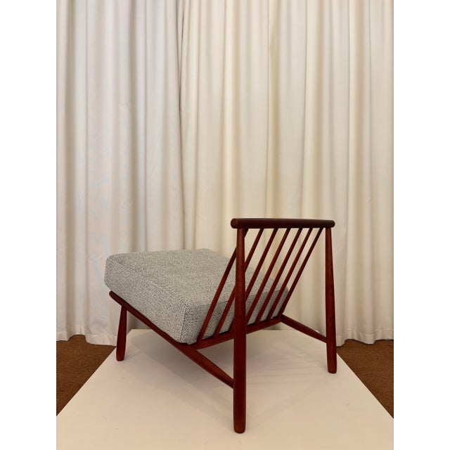 Maroon Domus Lounge Chair by Alf Svensson for Dux, 1950s For Sale - Image 8 of 15