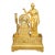 19th C. Large French Empire Bronze Gilded Ormolu Figural Clock For Sale