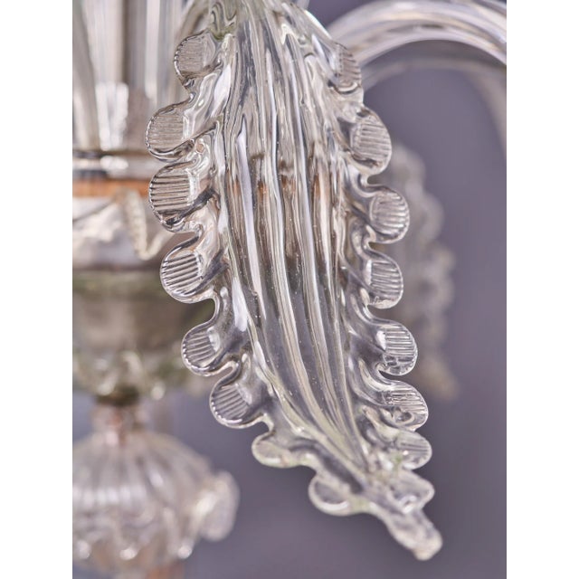 Venetian Chandelier in Split Glass, Murano For Sale - Image 9 of 12