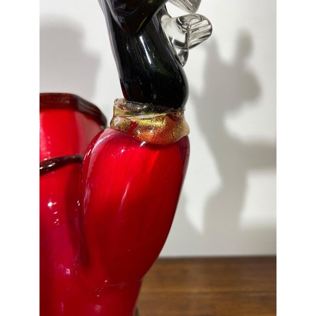 Glass Venetian Murano Glass Flamenco Dancer Figurine, 1950 For Sale - Image 7 of 17
