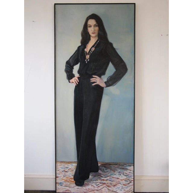 Original Oil on Canvas Portrait Painting by Ben Marcune For Sale - Image 11 of 11