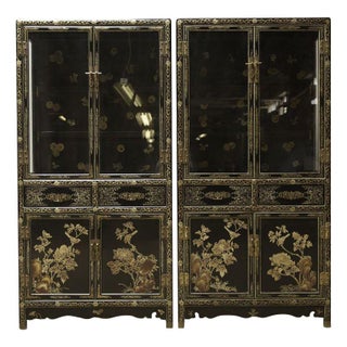 Vintage English Regency Chinoiserie China - A Pair For Sale