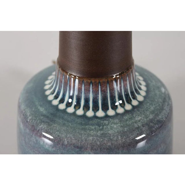 Einar Johansen Danish Ceramic Table Lamp by Einar Johansen for Søholm, 1960s For Sale - Image 4 of 10