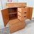 Chinese Vintage Chinese Teak and Brass Armoire/Highboy Dresser For Sale - Image 3 of 11