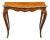 Antique 19th Century French Louis XV Revival Console Table With Fine Parquetry & Ormolu Mounts For Sale