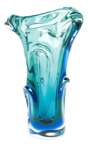 Postmodern Vase from Chribska Glassworks, Czechoslovakia, 1960s