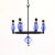 Glass and Wrought Iron Chandelier by Erik Höglund for Boda Smide, 1960s For Sale - Image 14 of 14