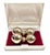1980s Vintage Double-Ball Ear Clips in Gold & Crystals from Christian Dior, 1980s, Set of 2 For Sale - Image 5 of 13