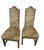 19th Century Italian High-Back Oak Chairs with Tapestry, Set of 4 For Sale - Image 4 of 10