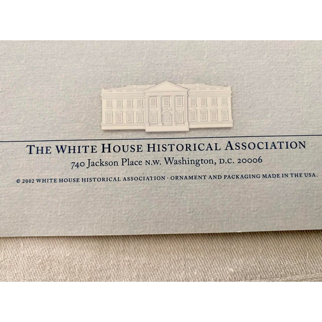 Vintage 2002 Official White House Historical Association Christmas Ornament - The East Room Centennial (New in Box) For Sale - Image 11 of 13