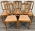 Vintage French Louis XVI Style Upholstered Carved Oak Chairs, Set of 5 For Sale - Image 15 of 15