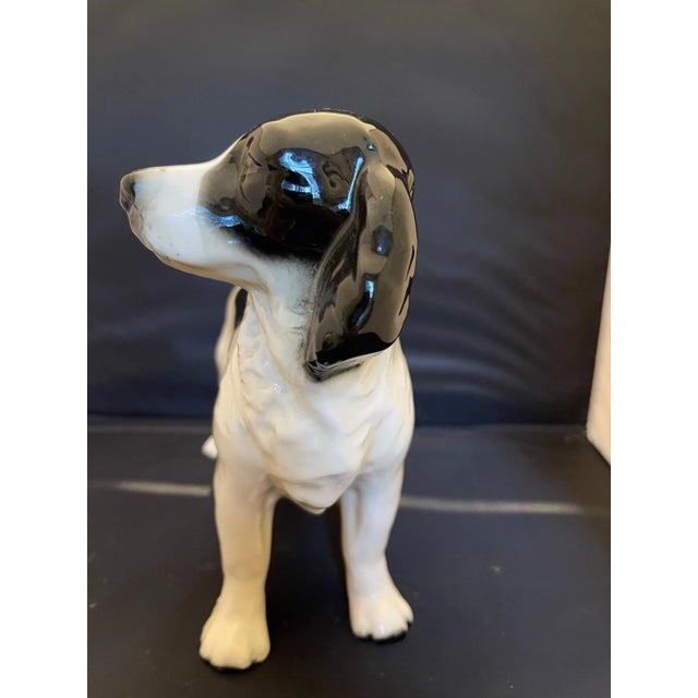 German Porcelain Figure of Cocker Spaniel Dog, 20th Century For Sale - Image 4 of 9