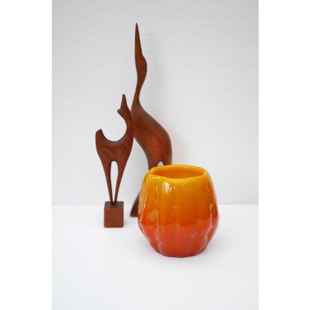 Art Glass Candleholder by Göte Augustsson Ruda Glasbruk For Sale - Image 11 of 16