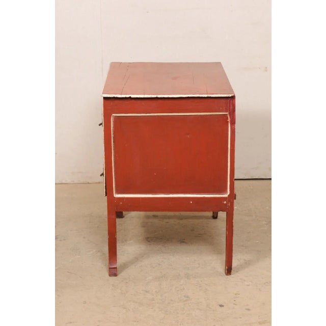 Early 19th Century French Antique Raised Chest with Original Finish For Sale - Image 4 of 12