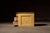 Wood Antique Chippy Painted Industrial Three-Drawer Utility Cabinet For Sale - Image 7 of 13