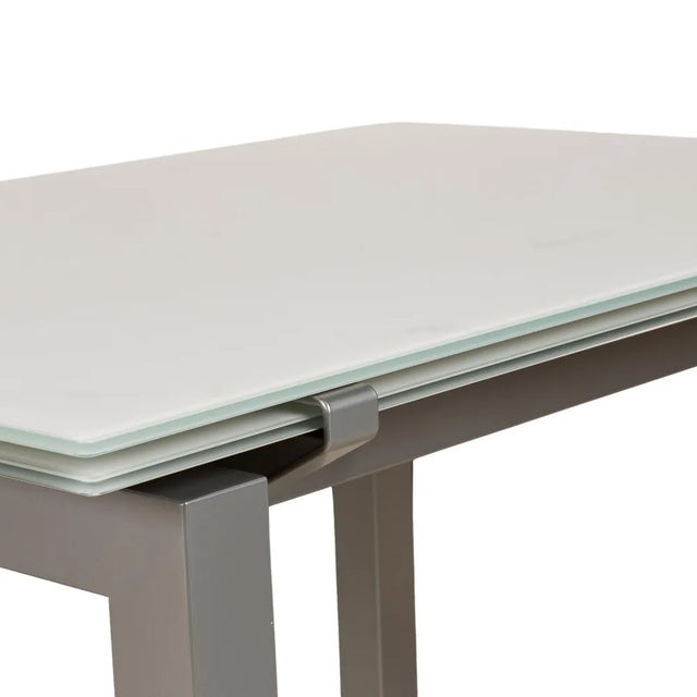 Modern Extendable Dining Table in Glass from Calligaris For Sale - Image 3 of 12