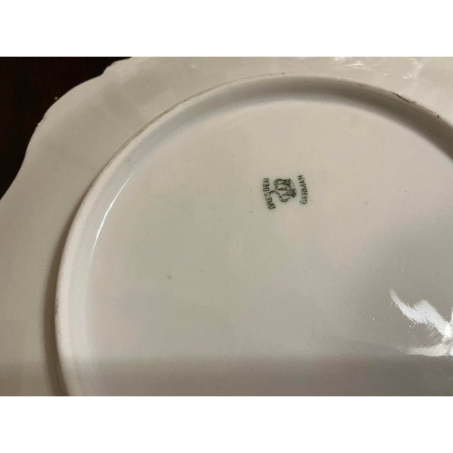 Antique Rosenthal Germany Floral Porcelain Serving Bowls – Set of 3 For Sale - Image 10 of 12