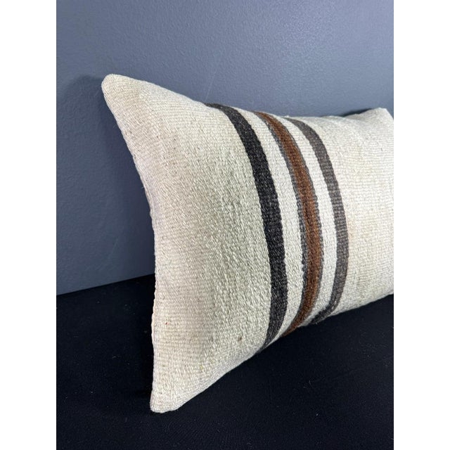 Turkish Hemp Pillow Cushion Natural Beige Brown Pillow Cushion Cover 16 "x 24" #30015 Enhance your home decor with our...