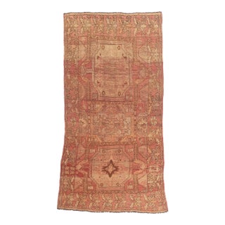 Vintage Turkish Oushak Rug, 06'06 X 13'00 For Sale