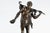Late 19th Century Late 19th Century Jugendstil Bronze Sculpture of a Dancing Satyr/Faun Signed by G. Roth, Germany For Sale - Image 5 of 9