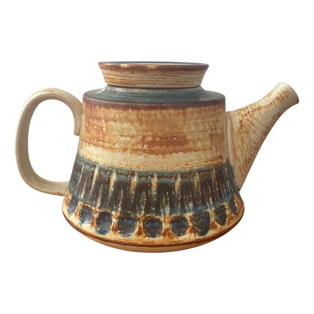 Ceramic Teapot by Arne Finne for Soholm, Denmark, 1960s For Sale