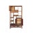 Asian Asian Inspired Asymmetrical Light Brown Shelving Display Cabinet Divider Inspired Asymmetrical Light Brown Shelving Display Cabinet Divider For Sale - Image 4 of 12