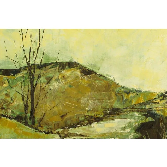 Impressionist Impressionist Landscape Oil Painting by Tootelian For Sale - Image 3 of 6