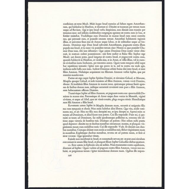 1967 Salvador Dalí Biblia Sacra "Ego Sum Dominus Deus Tuus" (I Am the Lord Your God) For Sale - Image 9 of 11