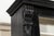 English Ebonised Mahogany Glazed Bookcase, 1940 For Sale - Image 9 of 17