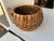 Mid-Century Modern Mid 20th Century Mid Century Round Bentwood Basket Handmade in Italy For Sale - Image 3 of 6