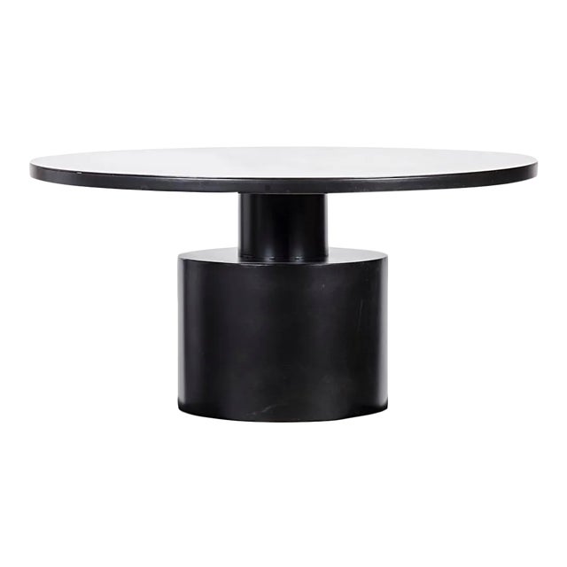 NOIR Marlow Dining Table, Black Metal For Sale
