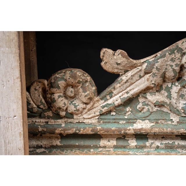 Late 19th Century Victorian Painted Cast Iron Architectural Pediment For Sale - Image 16 of 18