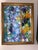 Mid 20th Century Vintage Large Abstract Impasto Oil Painting With Floral Motifs in a Gold Frame. For Sale - Image 5 of 12
