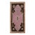 Vintage Turkish Gift-Sized Rug With Pink & Brown Geometric Medallion - Rug & Kilim For Sale