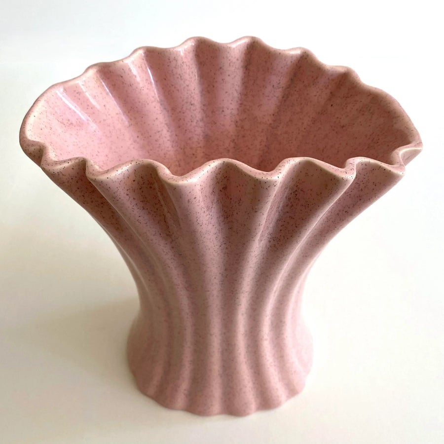 Vintage 1950's Mid Century Modern Bauer Art Pottery Pink