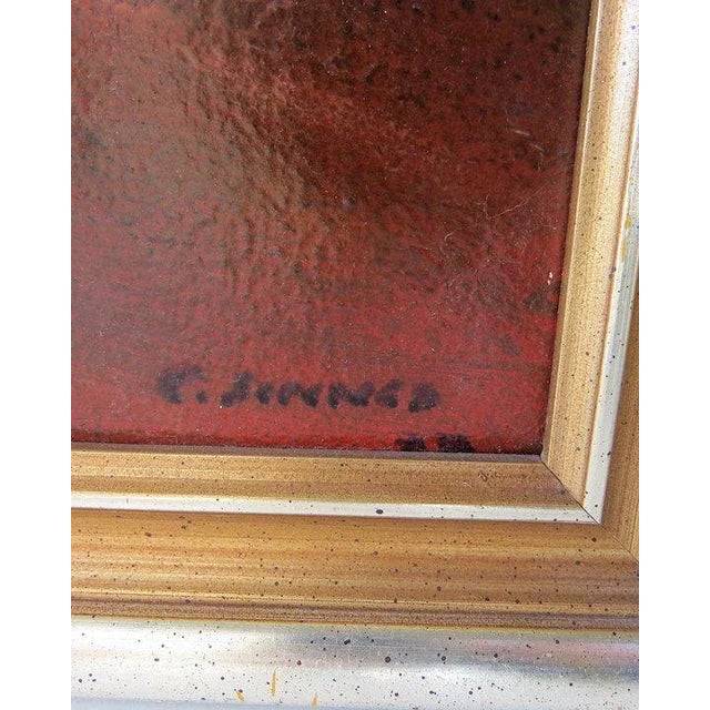 Late 20th Century Large Painting on Artist Board by Ernest Sinnes Signed and Dated For Sale - Image 10 of 12