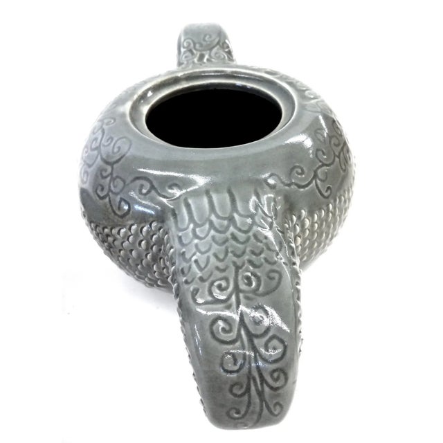 1990s 1990s Hand Thrown Tea Pot & 2 Sake Cups For Sale - Image 5 of 10