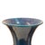 A French Art Deco period tall vase from France circa 1920. The gorgeous blue glazed ceramic enhances the distinctive...
