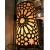 Contemporary Moroccan-Inspired Brass Floor Lamp With White Plastic Panel For Sale - Image 4 of 9