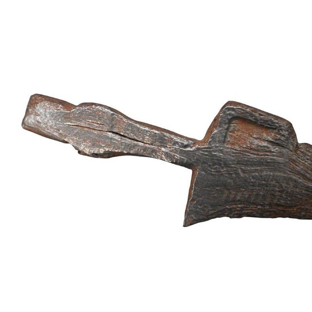 Period: Before 16th century Style: Asian art Condition: Good condition Material: Wrought iron Length: 17.5 cm Ancient...