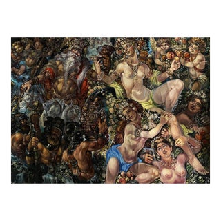Oil Painting Union of Earth and Water Alexander Arkadievich Litvinov For Sale